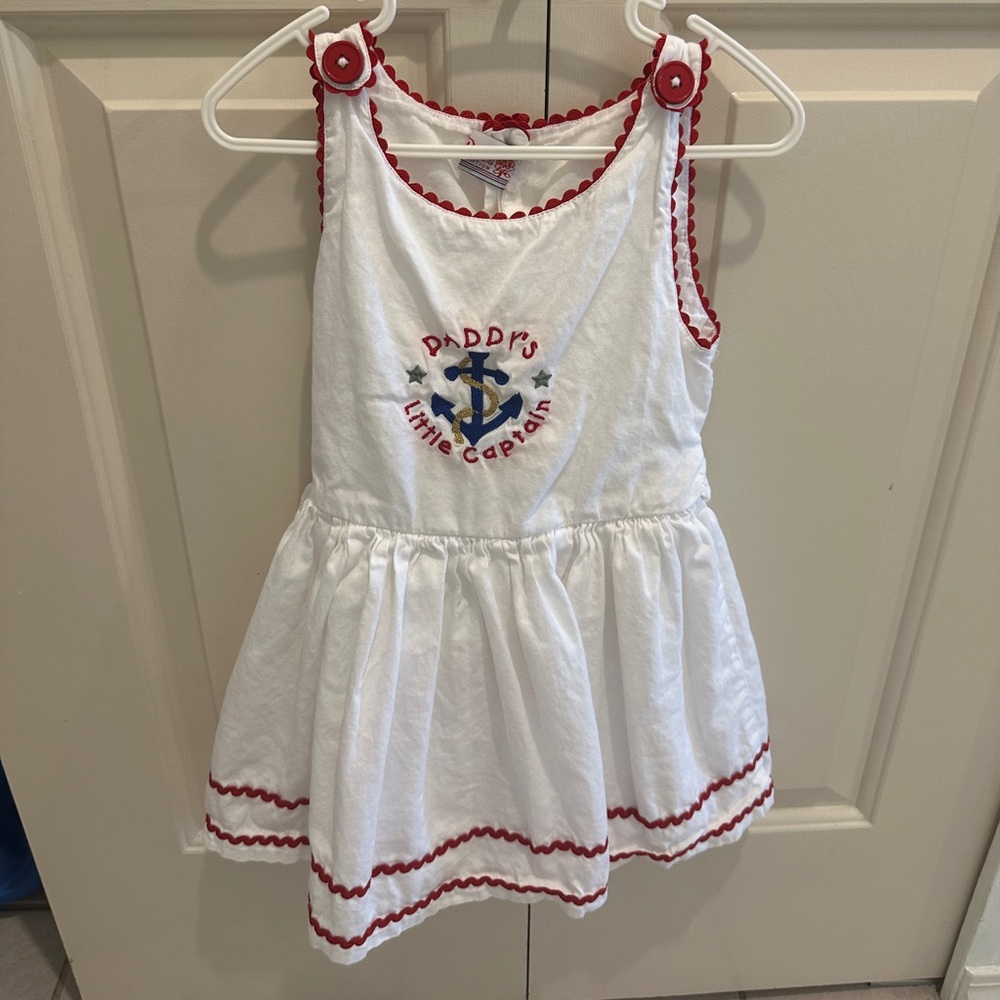 Cotton sailor dress 3-4 years